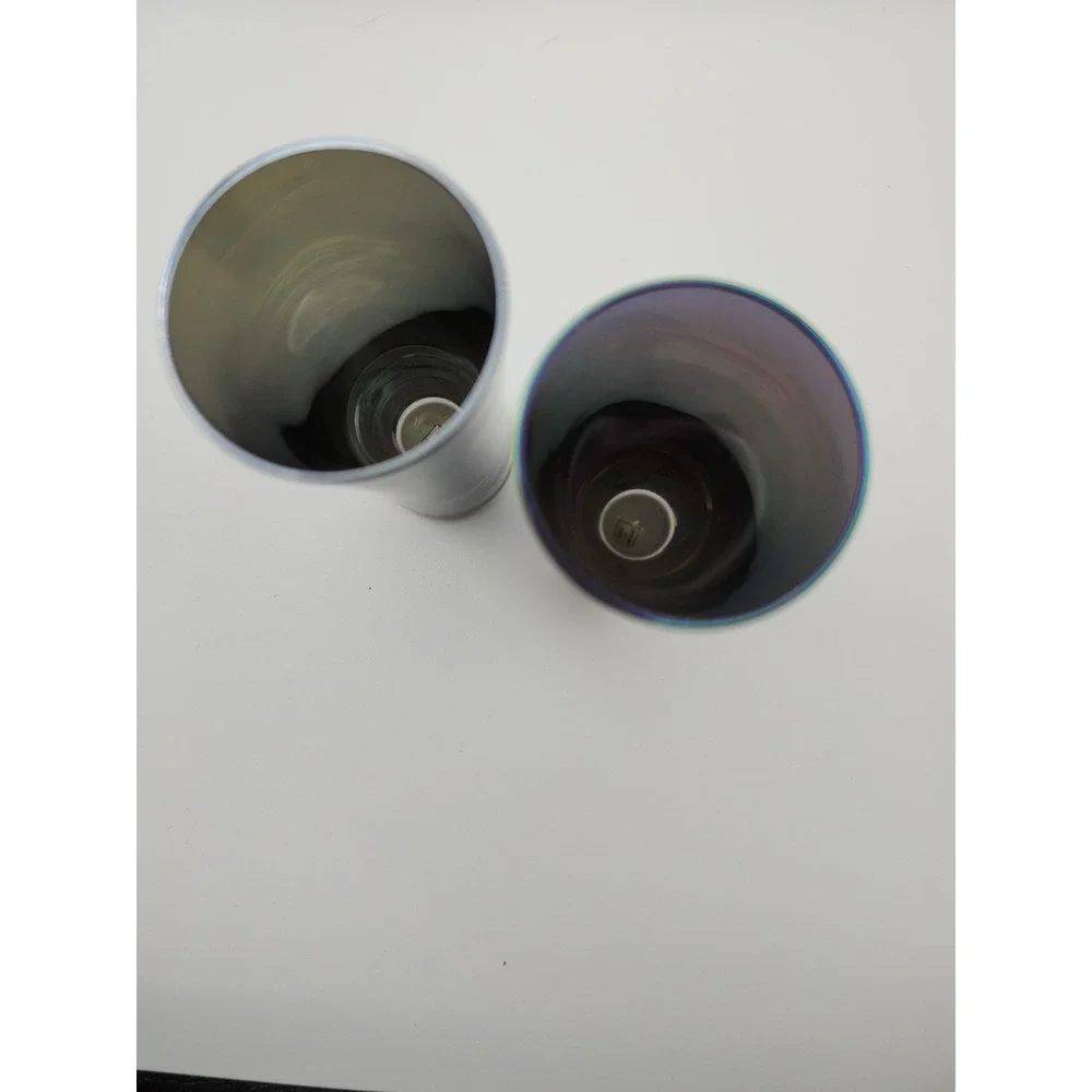 Ombre Irridescent Shot Glasses Made In Slovakia Set of 2. 4